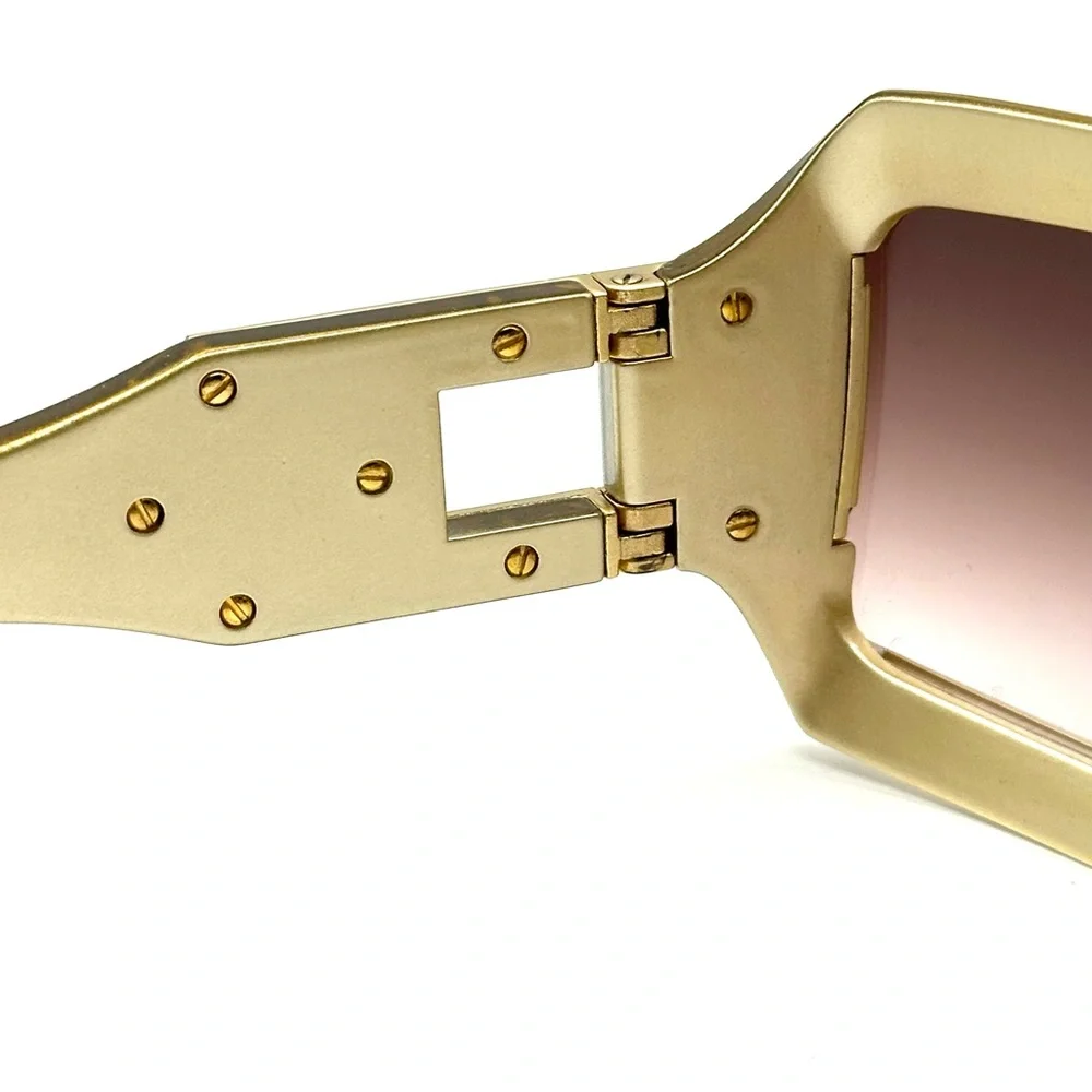 Jimmy Choo Sunglasses Sparks / S Rectangle w/ Gold Acetone Unisex